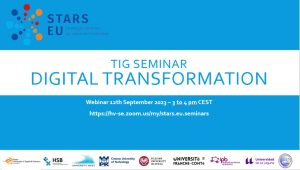 STARS EU TIG Seminar: Digital Transformation