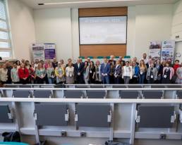Group photo of some of those attending the Staff Week at the Silesian University in Opava.