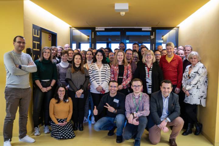 Group picture of those involved at the Staff Week which took place last week at Bremen.