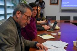 A moment during the meeting of the University West (UW) delegation and members of IPB recently in Bragança.